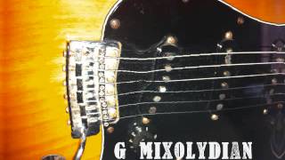 G Mixolydian Mode Groove Backing Track [upl. by Enayd]