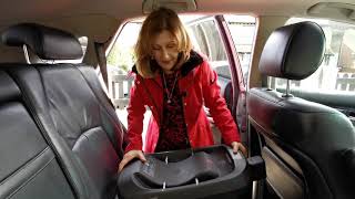 How to fit the Silver Cross Dream iSize with Isofix Base Baby Lady Canterbury [upl. by Enautna]