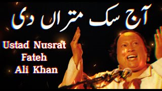 Nusrat Fateh Ali Khan  Kithe Mehr Ali Aj Sik Mitran Di  Qawali Academy [upl. by Ardnasak]