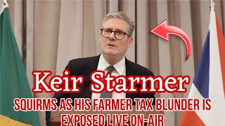 Keir Starmer squirms as his farmer tax blunder is exposed live onair Keir Starmer [upl. by Quent]