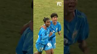 30 yard screamer from Sangita Basfore SAFFWomensChampionship [upl. by Letnuhs]