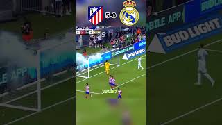 Real Madrid 3 Vs Atletico Madrid 7  Aura Madrid Derby [upl. by Idna]