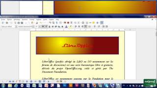 10  Bordure de page Lettrine Orientation de page avec Writer [upl. by Phenice665]