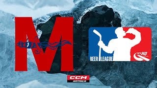 Mates V Beer Caps  Div 2  27th May  IceHQ Beer League ice hockey [upl. by Sicular]