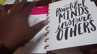 Franken Planner Flip Through With My Happy Planner Girl Goal Getter and Trendsetter Planners [upl. by Isidoro276]