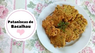 PATANISCAS DE BACALHAU [upl. by Ymij]