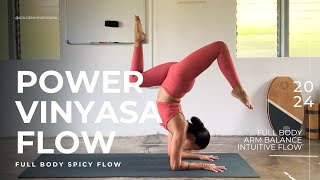 40 Minutes Spicy Full Body Vinyasa Flow [upl. by Celtic329]