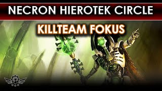 Hierotek Zirkel  NECRONS  Kill Team Fokus  WH Kill Team 2024 Deutsch [upl. by Aliwt]