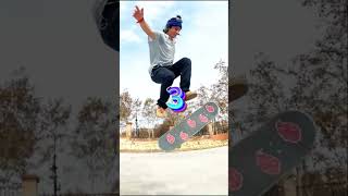 💯5 Kickflips 🛹 ⬆️Tutorial completo ⬆️ skateboard skater skatepark skatebaording [upl. by Maridel]