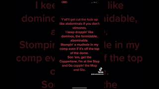 Alfred’s theme  Eminem FAST VERSE LYRICS [upl. by Iem]