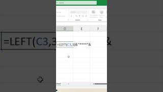 How to hide contact no In ms excel excel exceltips exceltricks exceltutorial [upl. by Brennan]