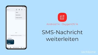 SMSNachricht weiterleiten  OnePlus Android 14  OxygenOS 14 [upl. by Flip]