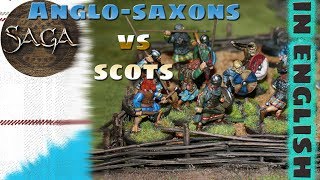 SAGABattle Report Anglosaxons vs Scots 6 pts [upl. by Llegna]