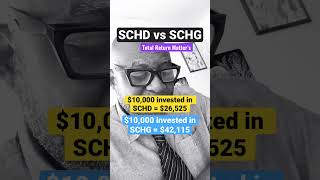 SCHD vs SCHG Total Return Matter’s investing dividend [upl. by Debo]