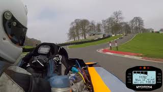 Cadwell Park Race 2 April 2018 Sam Moss 31 125 Open Superkart [upl. by Eon]