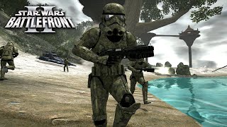 Star Wars Battlefront 2 2005  SWBF First Strike Mod  Mod Gameplay  No Commentary [upl. by Edris441]