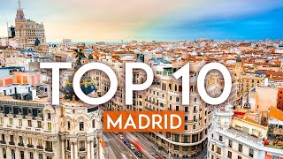 TOP 10 Things to do in MADRID  Travel Guide [upl. by Leinaj]