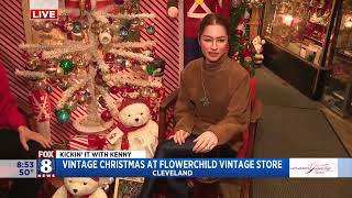 FOX 8 NEWS Cleveland Flower Child Gives Kenny All Kinds Of Vintage Ideas For Christmas [upl. by Chrysa]