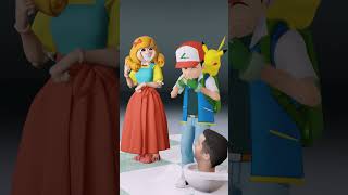 Pikachu amp MISS DELIGHT 2 ft Skibidi Toilet Whos that Pokémon 40 pokemon memes [upl. by Calle]