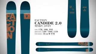 Faction Candide 20 Skis  2015 [upl. by Mersey]