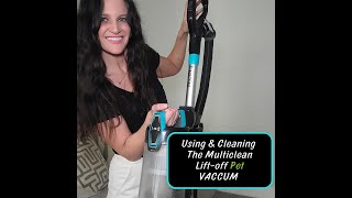 Honest Review Of Using amp Cleaning The Bissell Multiclean Pet Lift Off Vacuum [upl. by Nohsar667]