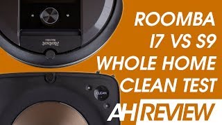 iRobot Roomba s9 vs Roomba i7  Whole Home Cleaning Test [upl. by Nus]