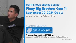 Commercial Breaks of TV5 during Pinoy Big Brother Gen 11  September 30 2024 Gap 2 [upl. by Gehlbach]