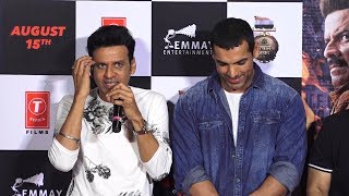 Manoj bajpai Emotional Reaction On john abraham satyamev jayate movie trailer launch [upl. by Brigg]