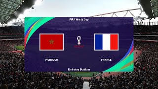 Morocco vs France l World Cup Qualifiers 2024 Achraf Hakimi vs Mbappe PES l [upl. by Deer]