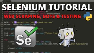 Python Selenium Tutorial 1  Web Scraping Bots amp Testing [upl. by Aysahc]