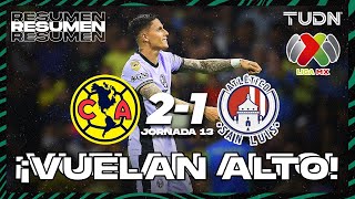 HIGHLIGHTS  América 21 Atl San Luis  CL2024  Liga Mx J13  TUDN [upl. by Percival]