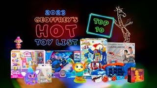 Geoffreys Hot Toy List 2023  ToysquotRquotUs [upl. by Kciv577]