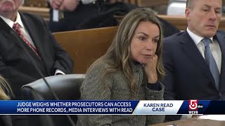 Karen Reads defense pushes back against fishing expedition for her parents phone records [upl. by Gnehc]