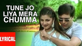 Tune Jo Liya Mera Chumma Lyrical Video  Beti No1  Anuradha Paudwal Abhijeet  Govinda [upl. by Pittman507]