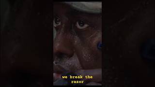 Bill Duke Improvised Macs Shaving  PREDATOR 1987 [upl. by Evaleen68]