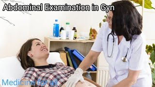 Abdominal Examination in Gynaecology [upl. by Creight]