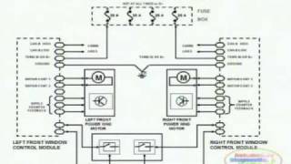 Power Window Wiring Diagram 1 [upl. by Sandler173]