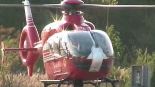 SMURD Helicopter Takeoff  Eurocopter EC135T2  340 [upl. by Hannala]