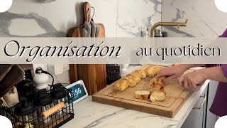 MON ORGANISATION AU QUOTIDIEN  Ménage  Rangement  Astuces  Recettes  Clean with me [upl. by Anitram619]