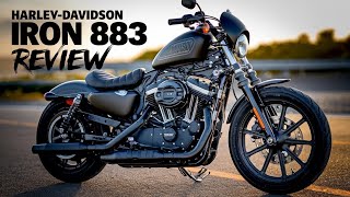 HarleyDavidson Iron 883 Review  Classic Cruiser with Modern Attitude HarleyDavidson Iron883 [upl. by Origra]