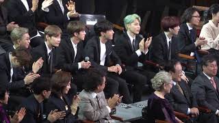 181024 대중문화예술상 interview 방탄소년단 BTS reaction [upl. by Elberta147]