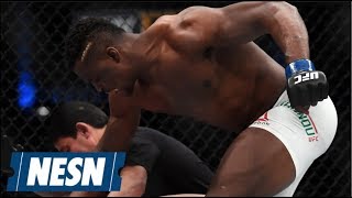 Francis Ngannou Targets Stipe Miocic Following UFC 218 Win [upl. by Navis592]