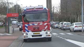 Brandweer Alblasserdam TS186731 met spoed naar melding Brand Gebouw in Alblasserdam 467 [upl. by Yrhcaz134]