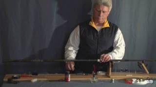 Replacing Cork tape on a surf rod Part I Surfcasters Journal videompg [upl. by Attenej]