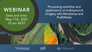 Processing workflow and applications of multispectral imagery with MicaSense and Pix4Dfields [upl. by Donal]