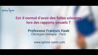 Les fuites urinaires lors de rapports sexuels [upl. by Odraboel]