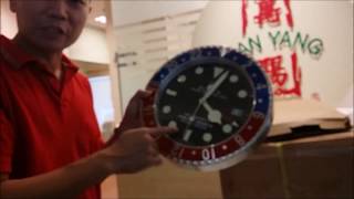 LIOW VIDEO UNBOXING ROLEX GMT MASTER 2 PEPSI CLOCK 劳力士钟 [upl. by Lehcin]