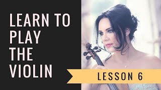 Learn the VIOLIN ONLINE  Lesson 630  Learning the 1st finger notes [upl. by Ciri]