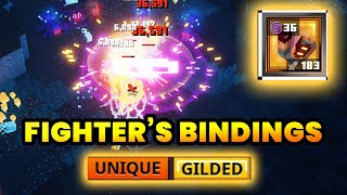 Gilded Fighters Bindings Ancient Hunt  Gravity for Perfect Synergy  Minecraft Dungeons [upl. by Anaid]