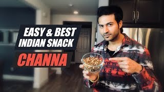 Easy amp Best Indian Snack  ROASTED CHANNA  Health Benefits info by Guru Mann [upl. by Tabbie]